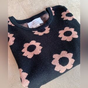 NWOT Coincidence & Chance Flower Sweater